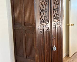 Antique English Wardrobe/ Armoire. 