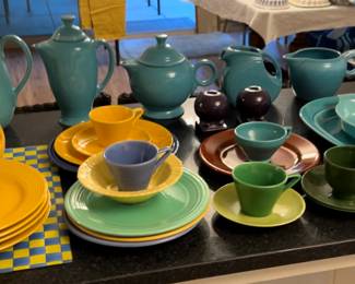 Vintage Fiesta pottery & more! 
