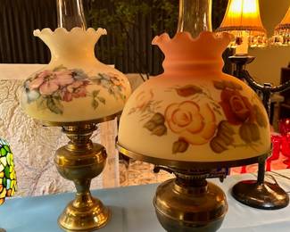 Hand painted lanterns. 