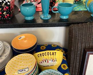 All kinds of little, highly useful fun and colorful bowls, 