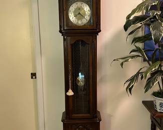 Grandfather clock.