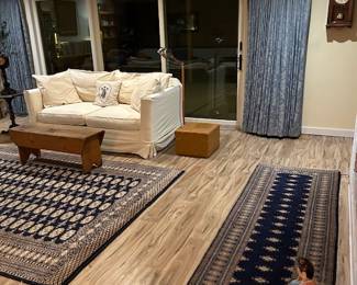 Mitchell Gold Queen Sleeper Sofa w / slipcover.