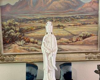 QUAN YIN Sculpture. Bookends 