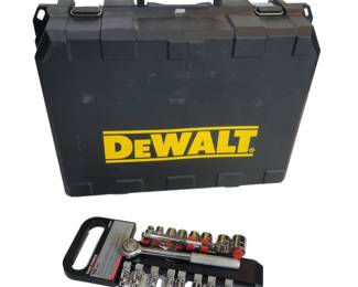 DeWalt DC616K 18v Finish Nailer, Socket Set