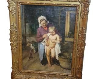 Jean Arnould Heyermans (Attrib) Oil Painting 19th Century Belgian