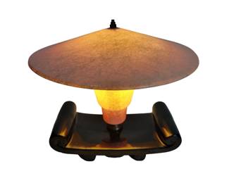 1950s Chinese Fiberglass Table Lamp