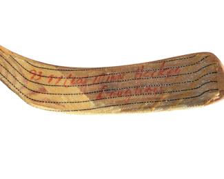 Doug Woog UofM Hockey 93-94 Signed Stick