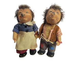 1950s Steiff Hedgehogs 717M & 717B