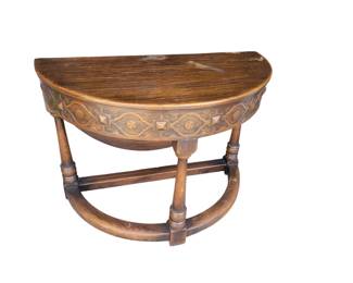 Antique French Minneapolis Drop Leaf Console Table