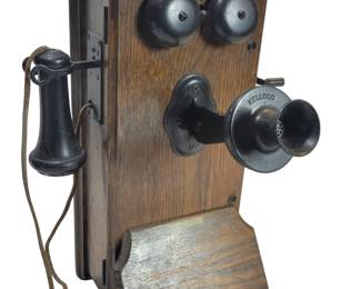 Antique Kellogg Telephone w/ Guts