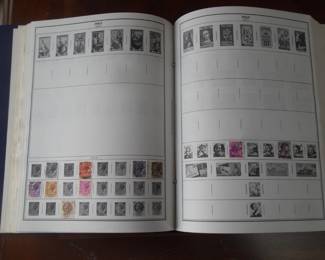 Stamp collection and book