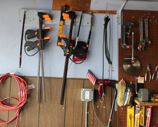 Hand Tools, Saw Blade, Ext. Cord, Clamps