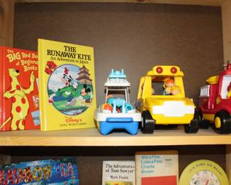 Toys, Big Red Book, Runaway Kite, Dr Suess
