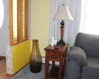 End Table and Vase