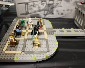 Lego 10123 Cloud City Figurines, Luke, Vader, Han Solo, Boba Fett, Lando, Leah