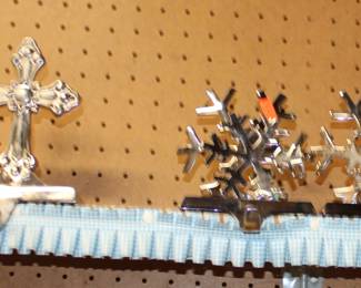 Christmas Star and Cross Stocking Holderss