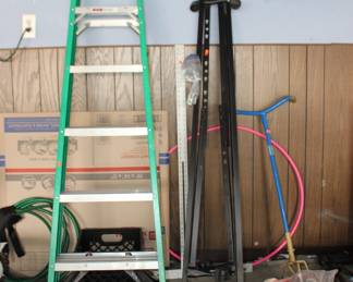 Ladder, Planter, Hose, Toy Truck, Bed Rails