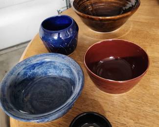 handmade pottery bowls