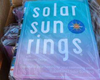 brand new pool solar rings 