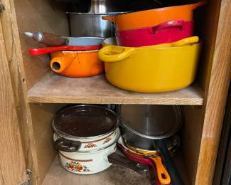 Le Creuset cookware 