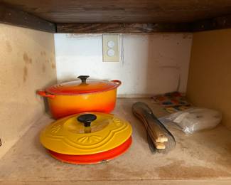 Le Creuset cookware 