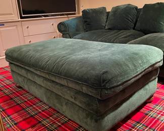 Ottoman sleeper sofa!  Twin size new and handy!  53"w x 30"d x 19"h.  Sofa is not for sale.