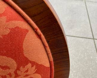 Close up of the beautiful olive wood finish