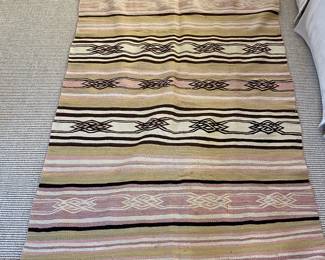 $480. Navajo rug circa 19th century purchased in Taos.  4' x 6'  has two repairs shown in next photo. Presale available starting at 9 am sharp until 4pm Thursday.     Click message icon for instructions. 