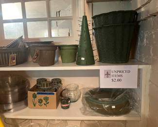 Floral items and more for sale during the in-person shopping hours Friday and Saturday.