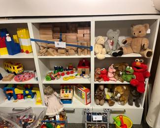 Toys and more for sale during the in-person shopping hours Friday and Saturday.