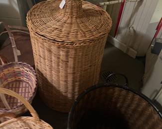 Baskets for sale during the in-person shopping hours Friday and Saturday.