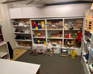 Toys and more for sale during the in-person shopping hours Friday and Saturday.