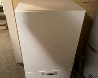 $60. Two door one drawer cabinet.  23.5"w x 16.5"D X 40.5"H.  or sale during in-person shopping Friday and Saturday.  Presale available starting at 9 am sharp until 4pm Thursday.  Click message icon for instructions.  