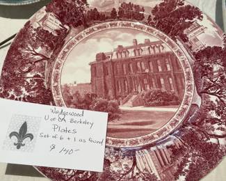 UC Berkeley collectible dinner plates