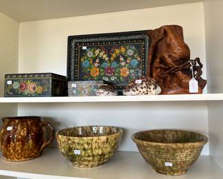 More of the beautiful treasures for sale during in-person shopping hours on Friday and Saturday.