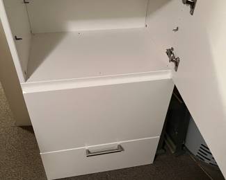 Interior shot behind doors view