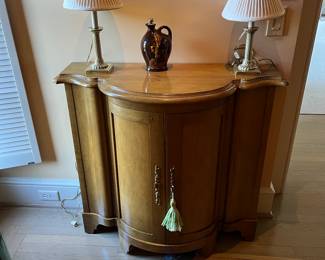 $440. Beautiful solid 1970 Baker piece in great condition two door piece perfect for an entry or anywhere in your home!  36.5"w x 15.5"d x 34"h.  Presale available starting at 9 am sharp until 4pm Thursday.   Click message icon for instructions. 