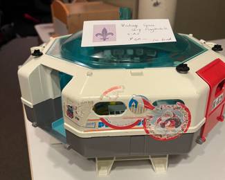 Vintage Playmobile S-A2 Spaceship as found for sale during in-person shopping Friday and Saturday