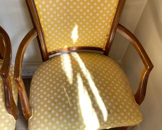 $80. Pair of antique chairs in need of reupholstering but otherwise good sturdy condition. Presale available starting at 9 am sharp until 4pm Thursday.   Click message icon for instructions. 