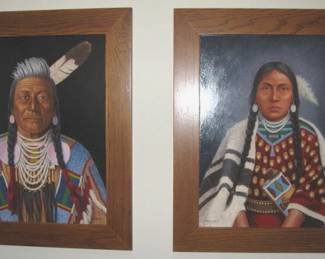 Paul Surber Indian Portraits