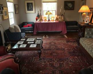 Beautiful Heriz Persian rug,  13'2" x 10'1"