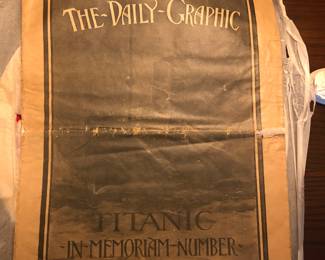Original Daily Graphic 1912 Titanic In Memoriam-Number