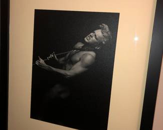 Signed black & white photographs male figure studies by Rick Wardell