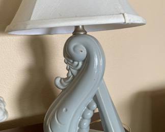 Pair of art deco lamps