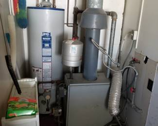 Hot water heater; HVAC