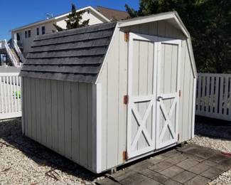 Shed is 8' x 8'; easy move out!