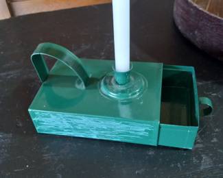 Candle holder with box