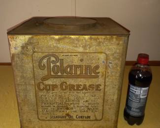 Early advertising tin