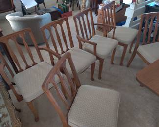 (6) dining chairs