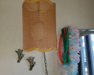 80s hanging light